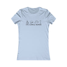 Load image into Gallery viewer, i'm a simple woman tee