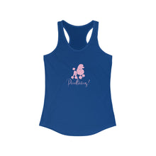 Load image into Gallery viewer, 'Poodlicious' (Pink Poodle) | Slim Fit Racerback Tank Top