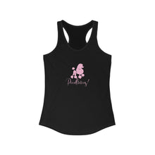 Load image into Gallery viewer, 'Poodlicious' (Pink Poodle) | Slim Fit Racerback Tank Top