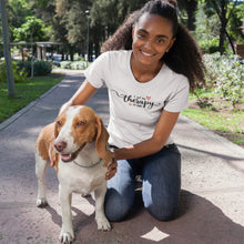 Load image into Gallery viewer, the best therapist has fur and four legs tee