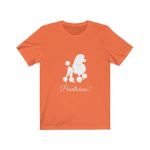 Load image into Gallery viewer, poodle print t-shirt women&#39;s unisex orangs
