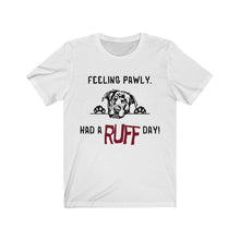 Load image into Gallery viewer, dog puns white unisex t-shirt for men and women