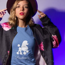 Load image into Gallery viewer, poodle meme blue unisex tee