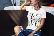Load image into Gallery viewer, custom dog shirts love my dog tee