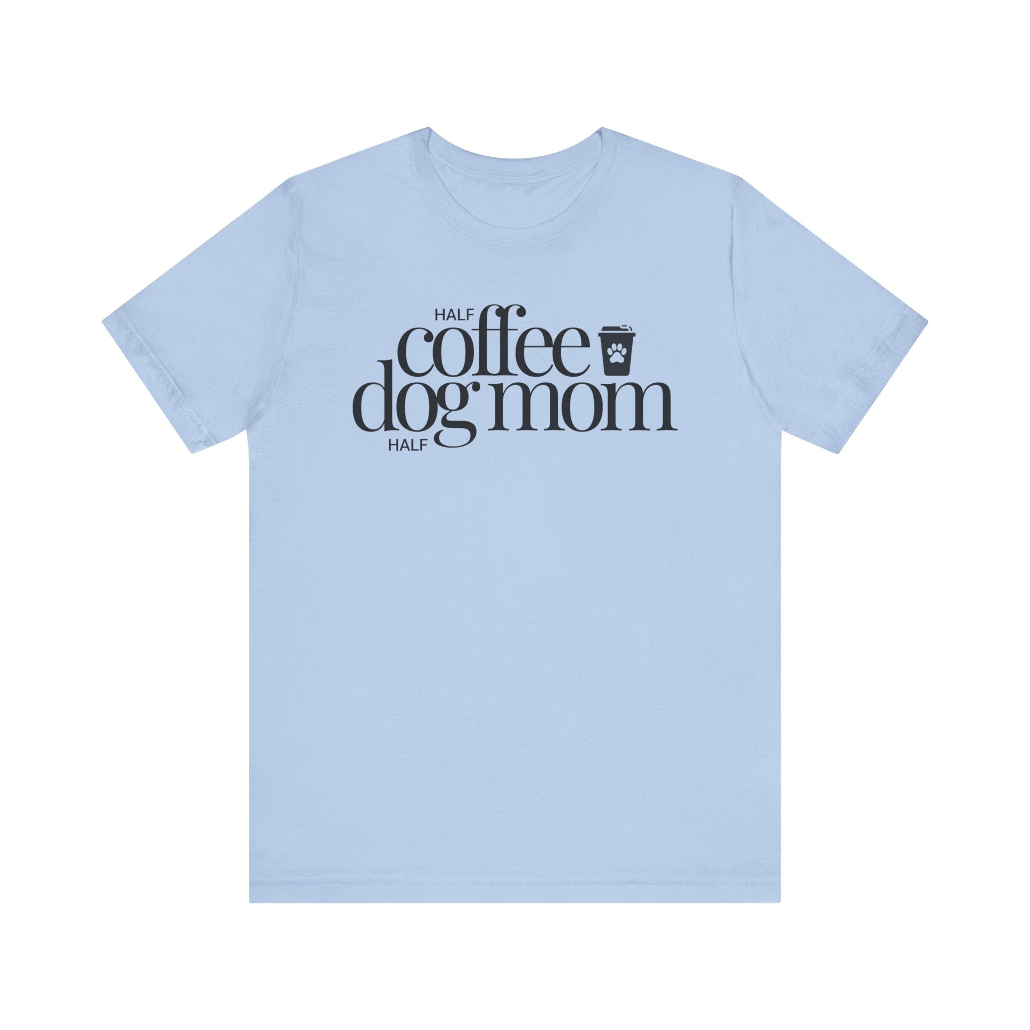 "All I Need Is Coffee And My Dog" Women's T-Shirt - Funny Dog Mom Shirt, Cotton Blend, Size Large Pink - View #10