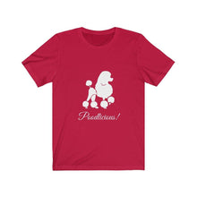 Load image into Gallery viewer, poodle graphic red tshirt for women
