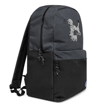 Load image into Gallery viewer, champion backpack for kids with funny dog motif
